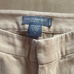 Banana Republic suede looking pants Size 6
